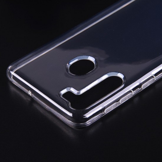 Силикон для SAMSUNG A21 (A215), плотный, прозрачный