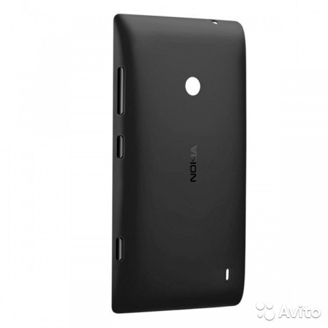 Крышка АКБ для Nokia Lumia 520 (черный) Оригинал
