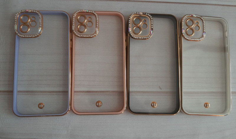 Накладка для XIAOMI Redmi 10C POCO C40,  прозрачный со стразами вокруг камеры