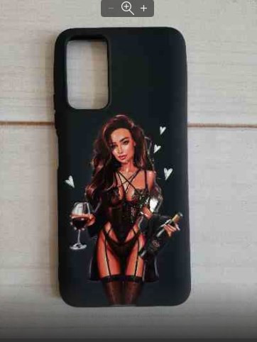 Накладка для HUAWEI Honor 10X Lite, P SMART 2021, Девушка с бокалом