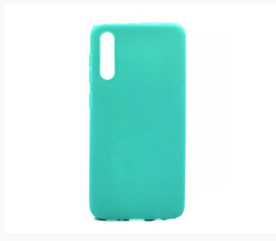 Накладка для Samsung A022F A02 2021 Silicone case, пудра