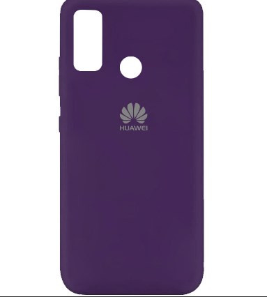 Накладка для HUAWEI P Smart 2020, Silicone case, темно-синий