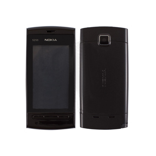 Корпус для Nokia 5250 со средней частью (черный)