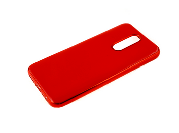 Накладка для XIAOMI Redmi Note 8T, глянцевая без логотипа, красный