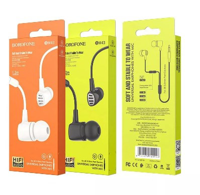 Гарнитура BOROFONE BM43 Remy Universal Earphones With Mic