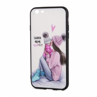 Накладка для SAMSUNG A750 (A7 2018), СП, Девушка с ребенком в шапочке