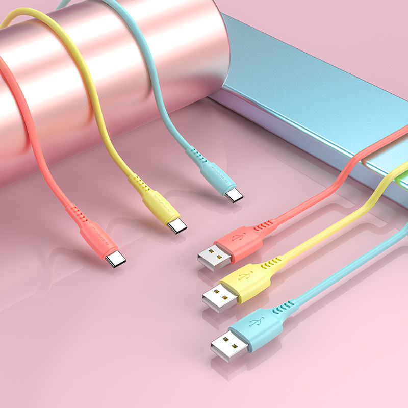 USB кабель для TYPE-C BOROFONE BX40 Multicolor Superior