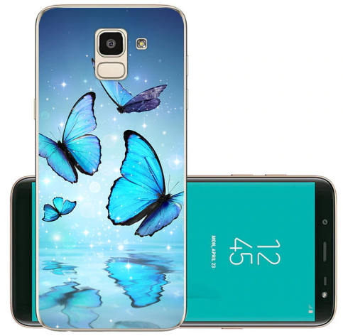 Накладка для SAMSUNG J600F (J6 2018), Бабочка