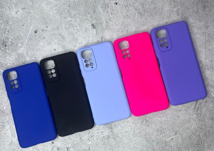 Накладка для SAMSUNG A05S Silicone case, синий