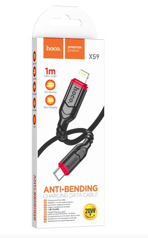 USB кабель HOCO X59 Victory для Type-C на Lightning