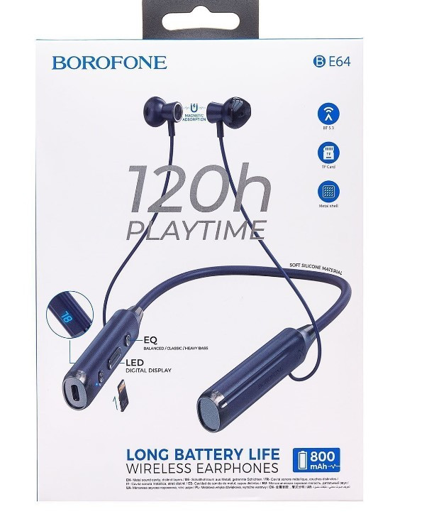 Гарнитура Bluetooth BOROFONE BE64