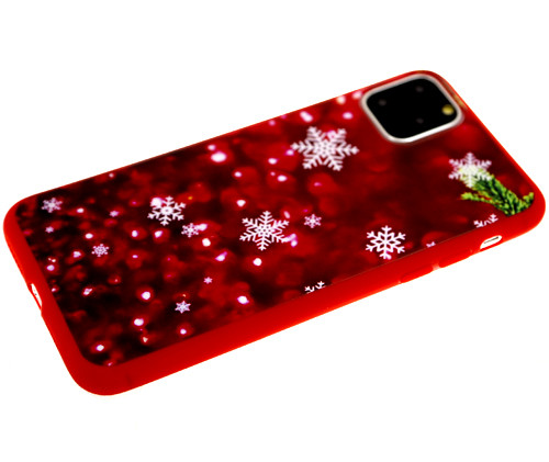 Силикон для SAMSUNG A105F A10, M105F M10, Новый Год, Калина