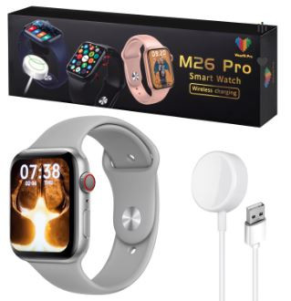 Фитнес браслет M26 Pro, серебро