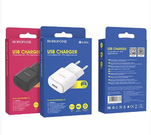 СЗУ BOROFONE BA48A Orion 1USB 2.1A