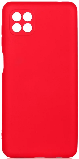Накладка для SAMSUNG A22S 5G, Silicone Case, красный