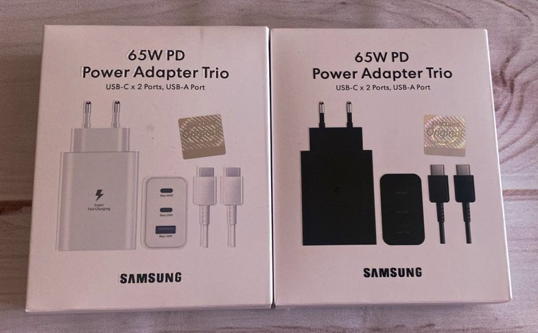 СЗУ USB C 65w с кабелем Type-C на Type-C