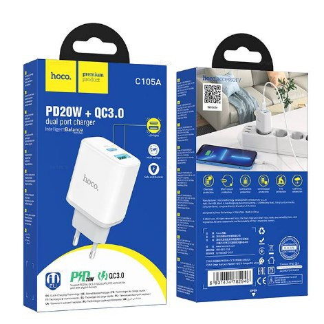 СЗУ HOCO C105A PD20W + QC3.0