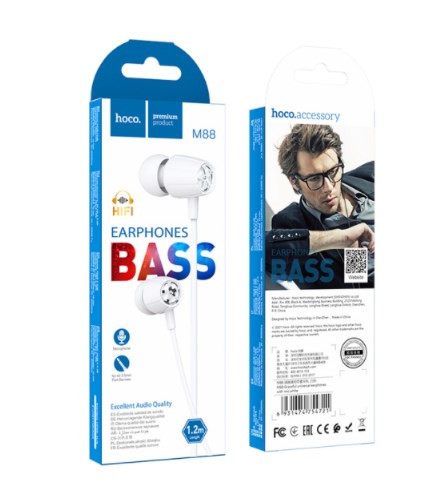 Гарнитура HOCO M88 Graceful, Jack 3.5mm, 1.2 м