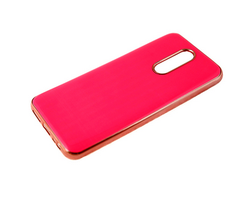 Накладка для XIAOMI Redmi Note 8T, глянцевая без логотипа, розовый кислотный