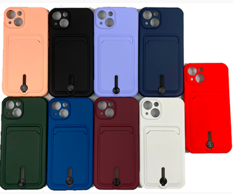 Накладка для XIAOMI Redmi 9A,  с визитницей, мята