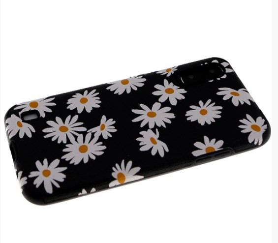 Накладка для SAMSUNG A217 A21S, радуга с блестками