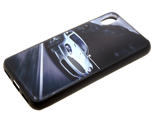 Накладка для HUAWEI Honor 7A Pro/7C/Y6 Prime 2018, Стекло, Aston Martin