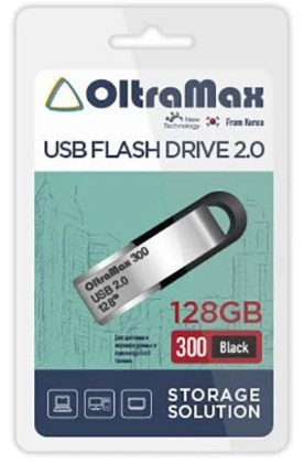 Флеш-накопитель 128Gb OltraMax 300, USB 2.0.