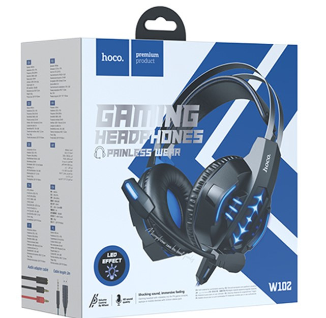 Наушники полноразмерные игровые HOCO W102 Cool tour gaming