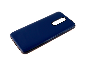 Накладка для XIAOMI Redmi Note 8T, глянцевая без логотипа, синий