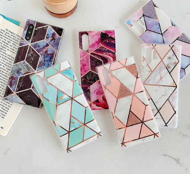 Накладка для SAMSUNG A71 A715F, Фольга, геометрия