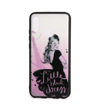 Накладка для XIAOMI Redmi 6, СП, Девушка в черном платье