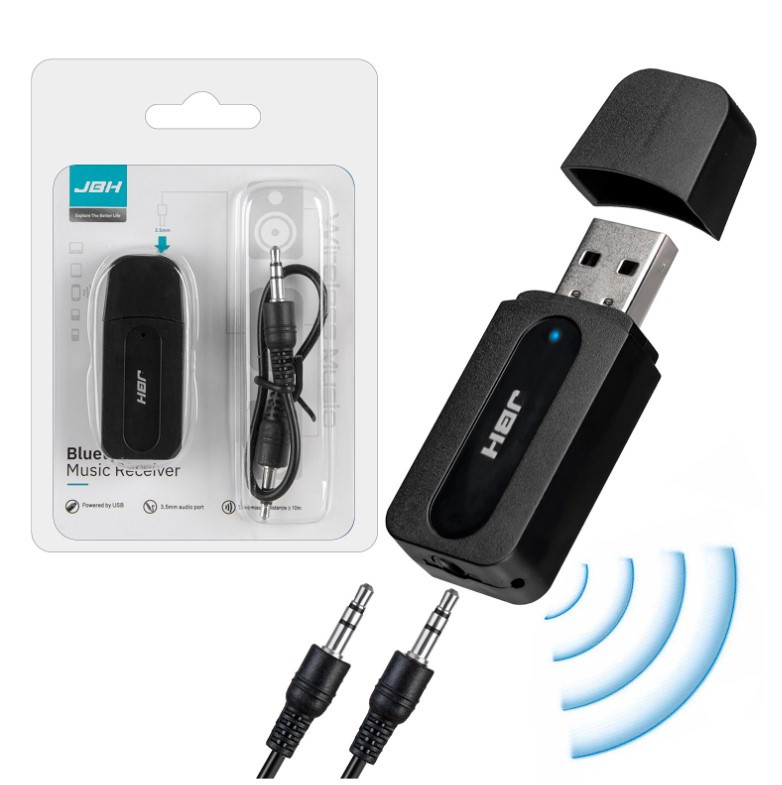 Bluetooth-AUX Аудио Ресивер JBH BT-04