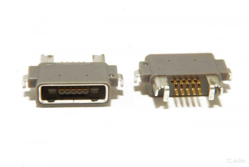Разъем заряда для SonyEricsson ST18i/WT19i/W8/LT25i/LT26W/ST25i/C6603 (microUSB)