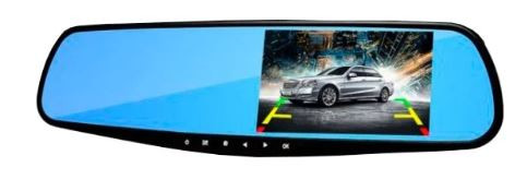 Видеорегистратор EPLUTUS ЗЕРКАЛО EP-D02 HD , 140 гр.+ VGA ,120 гр AV-IN , LCD 4.3, шнур 3 метра