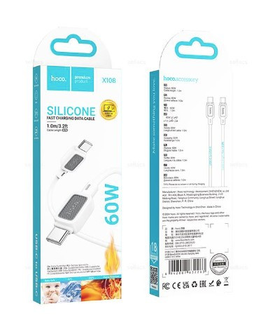 USB кабель HOCO X108 Type-c на Type-c