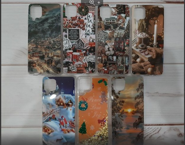 Накладка для XIAOMI Redmi 9A, Новогодние картинки