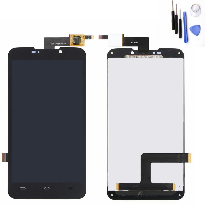 Дисплей для ZTE MAX N9520 в сборе с сенсором (черный)