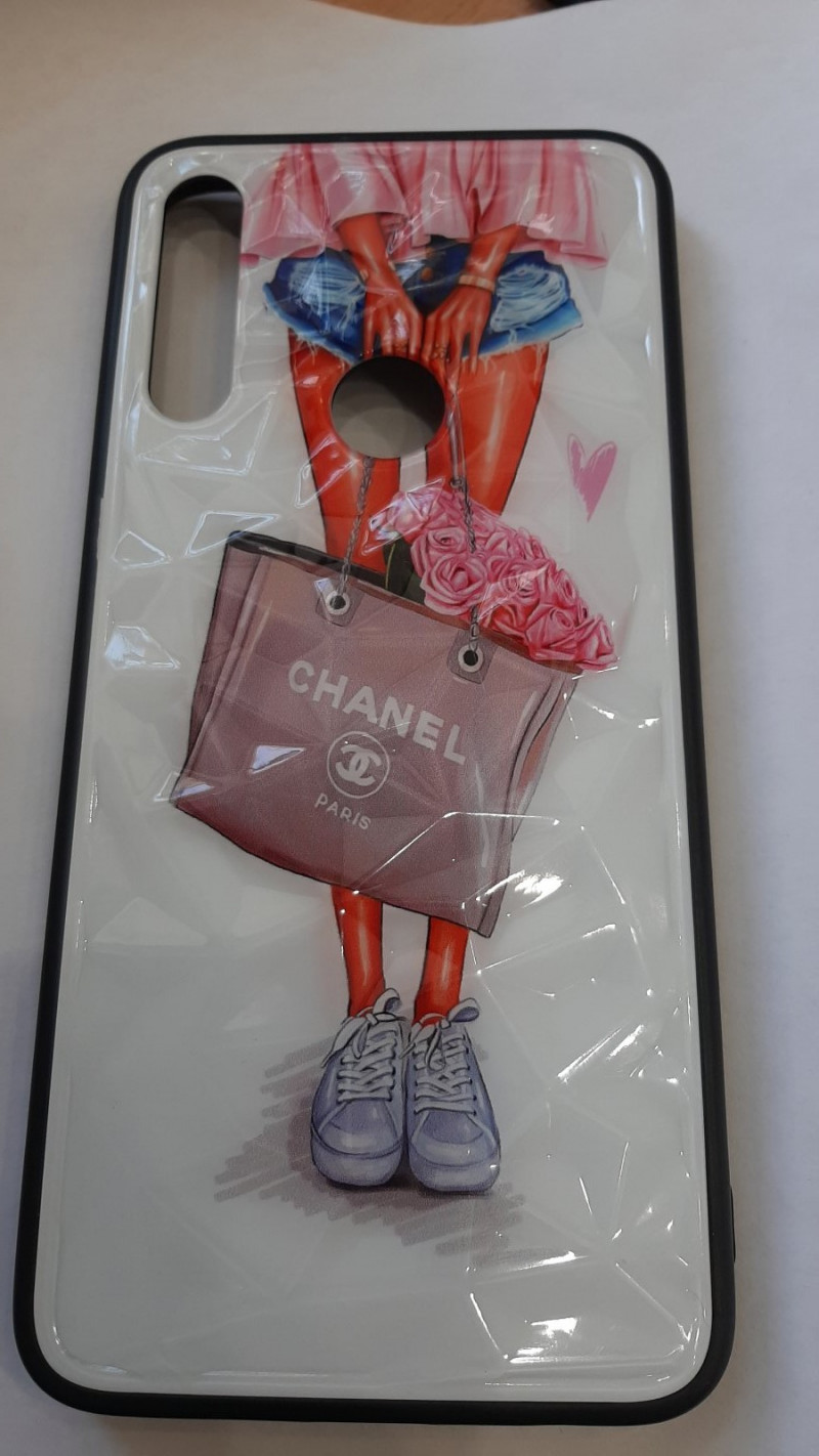 Накладка для HUAWEI P Smart Z/Y9 Prime (2019)/Honor 9X, КР, девушка с сумкой