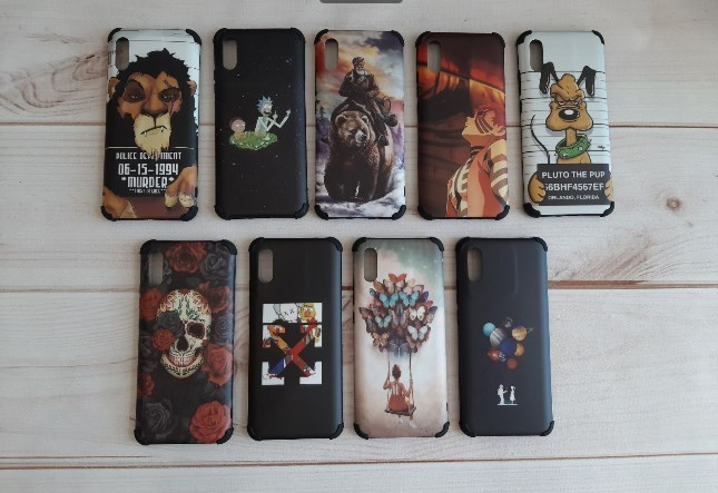 Накладка для XIAOMI Redmi 9A, противоударный картинка в ассортименте 1