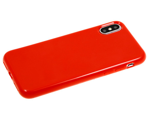Накладка для SAMSUNG A105F A10, M105F M10, Глянцевый, красный