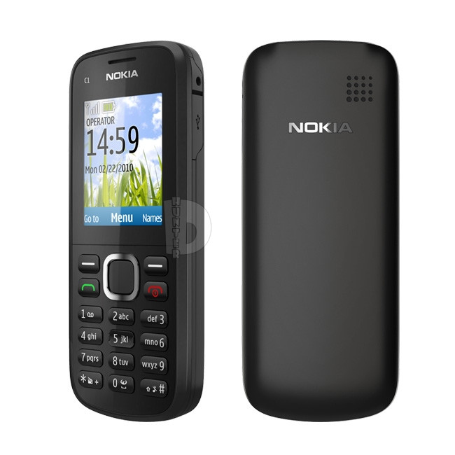 Корпус для Nokia C1 (черный)