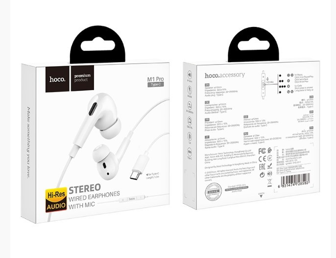 Гарнитура Hoco M1 Pro Original series Type-C