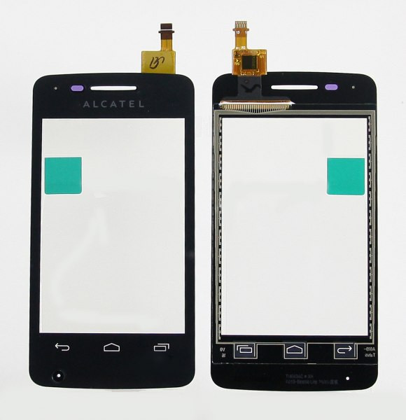 Сенсор дисплея для Alcatel 4007/4007D (Pixi) (черный)