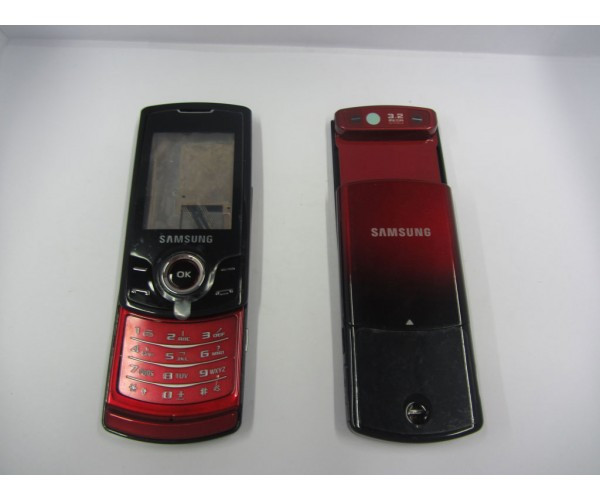 Корпус для Samsung S5200 (черный/красный)