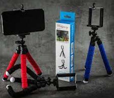 Трипод В-1208 на гибких ногах, синий