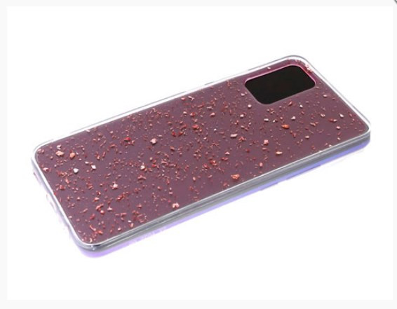 Накладка для Samsung A022F A02 2021, с фольгой, розовый