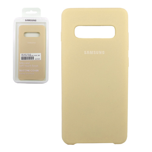 Накладка для SAMSUNG A750 (A7 2018) SILICONE COVER Soft-touch, Ваниль