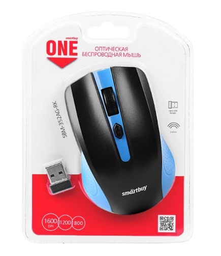 Мышь беспроводная Smartbuy ONE 352 сине-черная