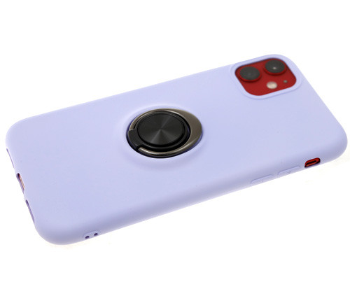 Накладка для HUAWEI Honor 10i/P Smart+ (2019)/ Honor 20 lite, Матовая с кольцом, сиреневый