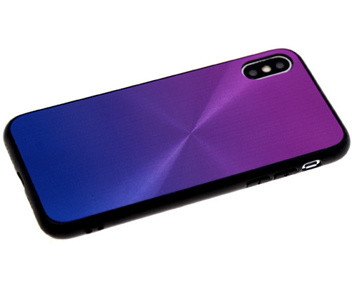 Накладка для SAMSUNG A205F (A20)/A305F (A30), сияние, фиолетово-синий